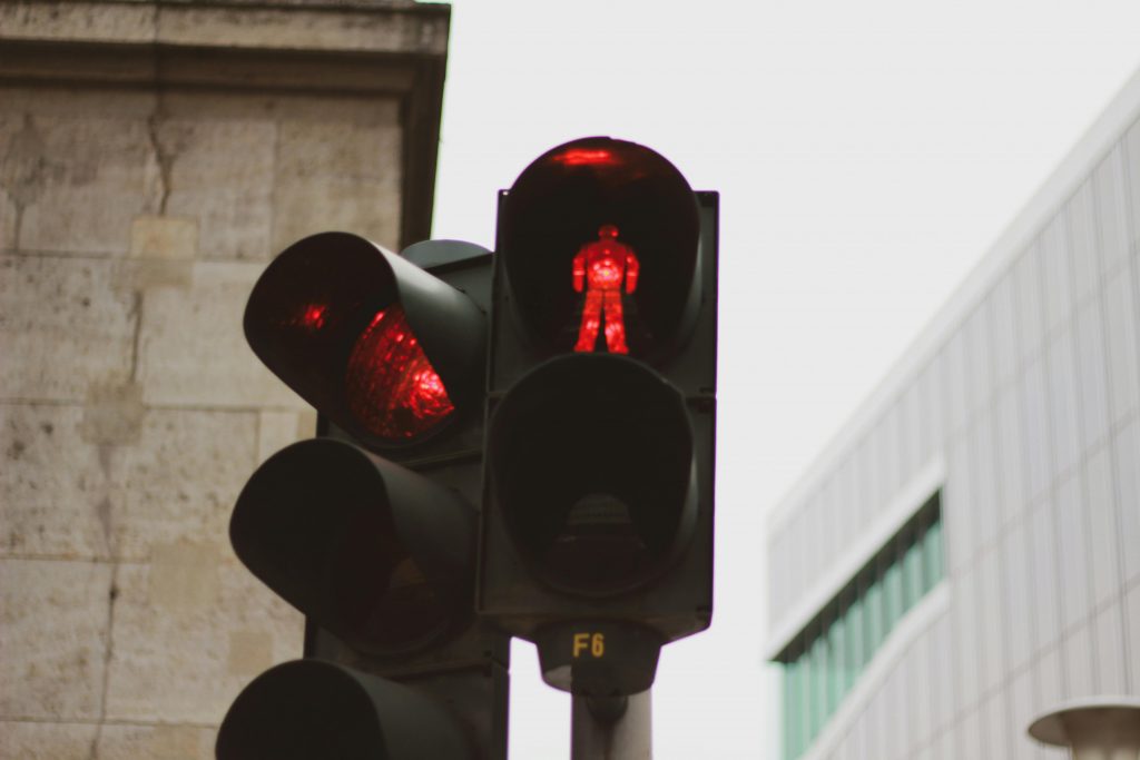 red traffic light