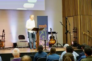 Richard Leadbeater speaking at the Reach Conference 2026