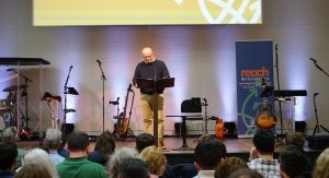 Richard Coekin speaking at the Reach Conference 2026